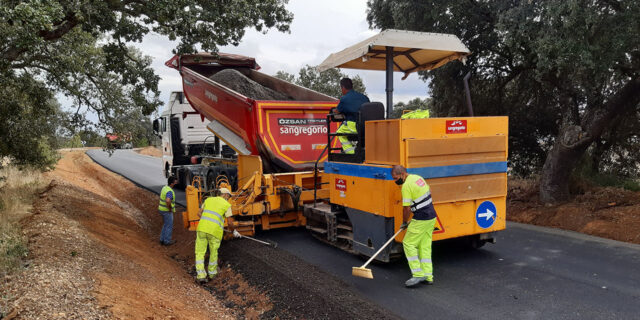 Contratas y Obras San Gregorio SA - Renovación firme Valderas Monte Duque - Diputación de León - San Gregorio